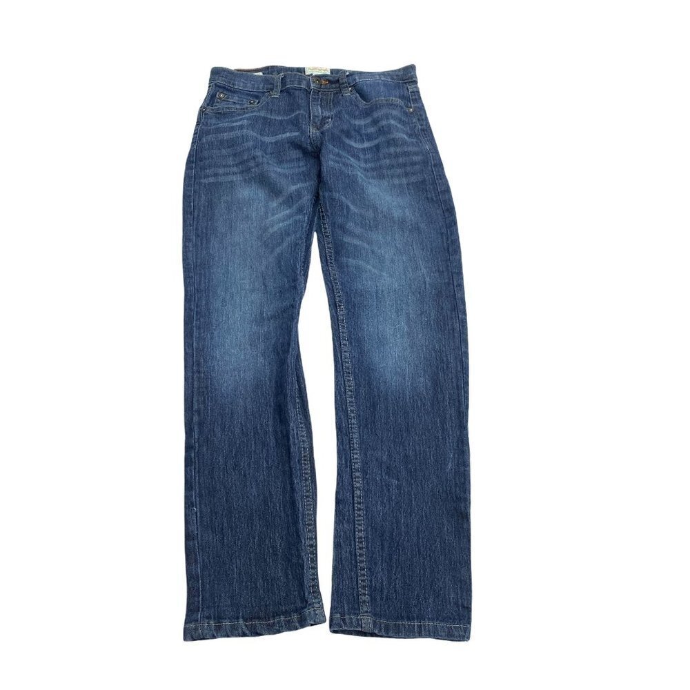 Weatherproof Vintage Straight Boys size 14 Dark Wash Blue Denim Jeans